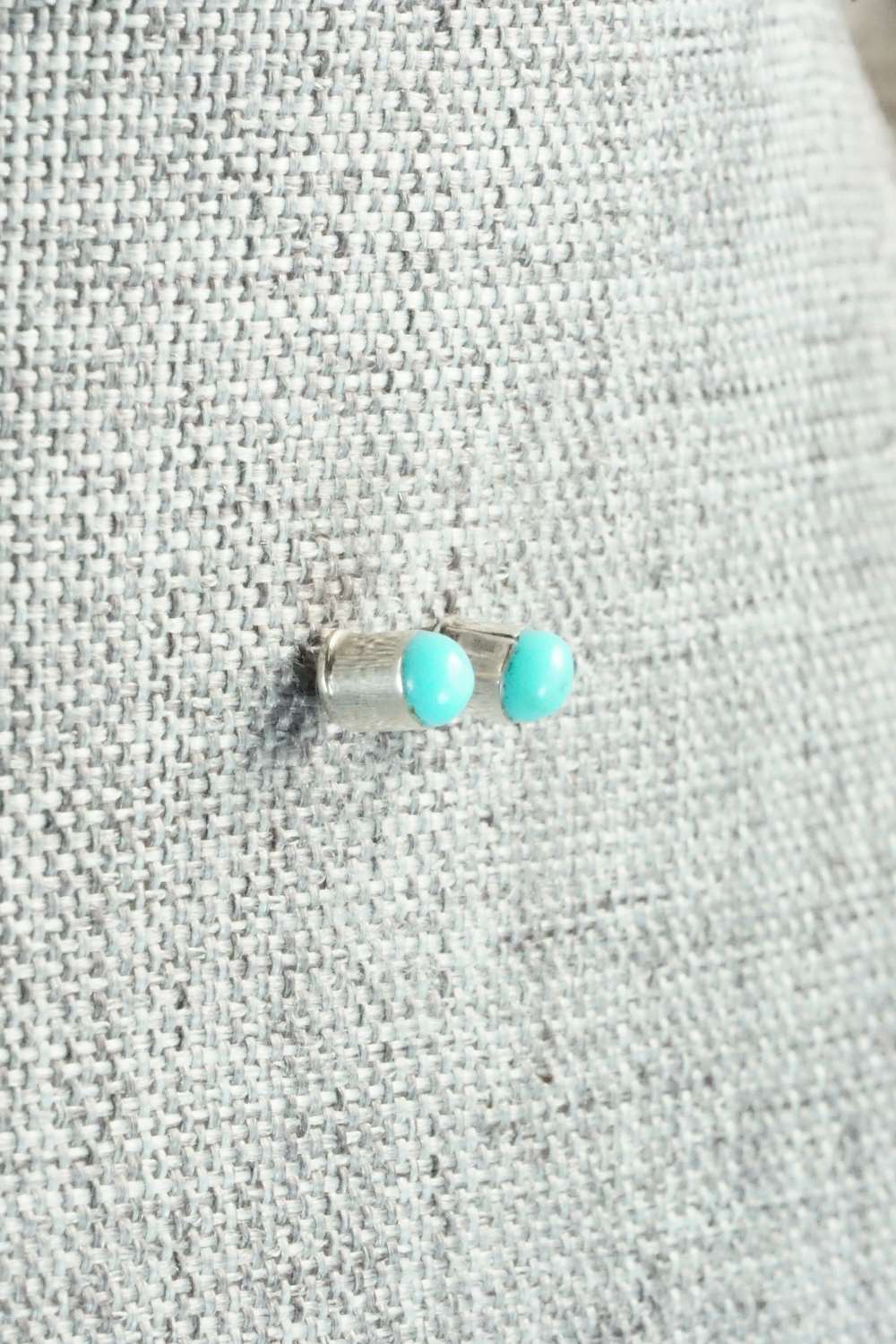 Turquoise & Sterling Silver Earrings - Marchelle Qualo