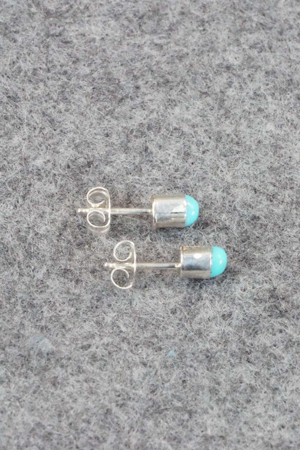 Turquoise & Sterling Silver Earrings - Marchelle Qualo