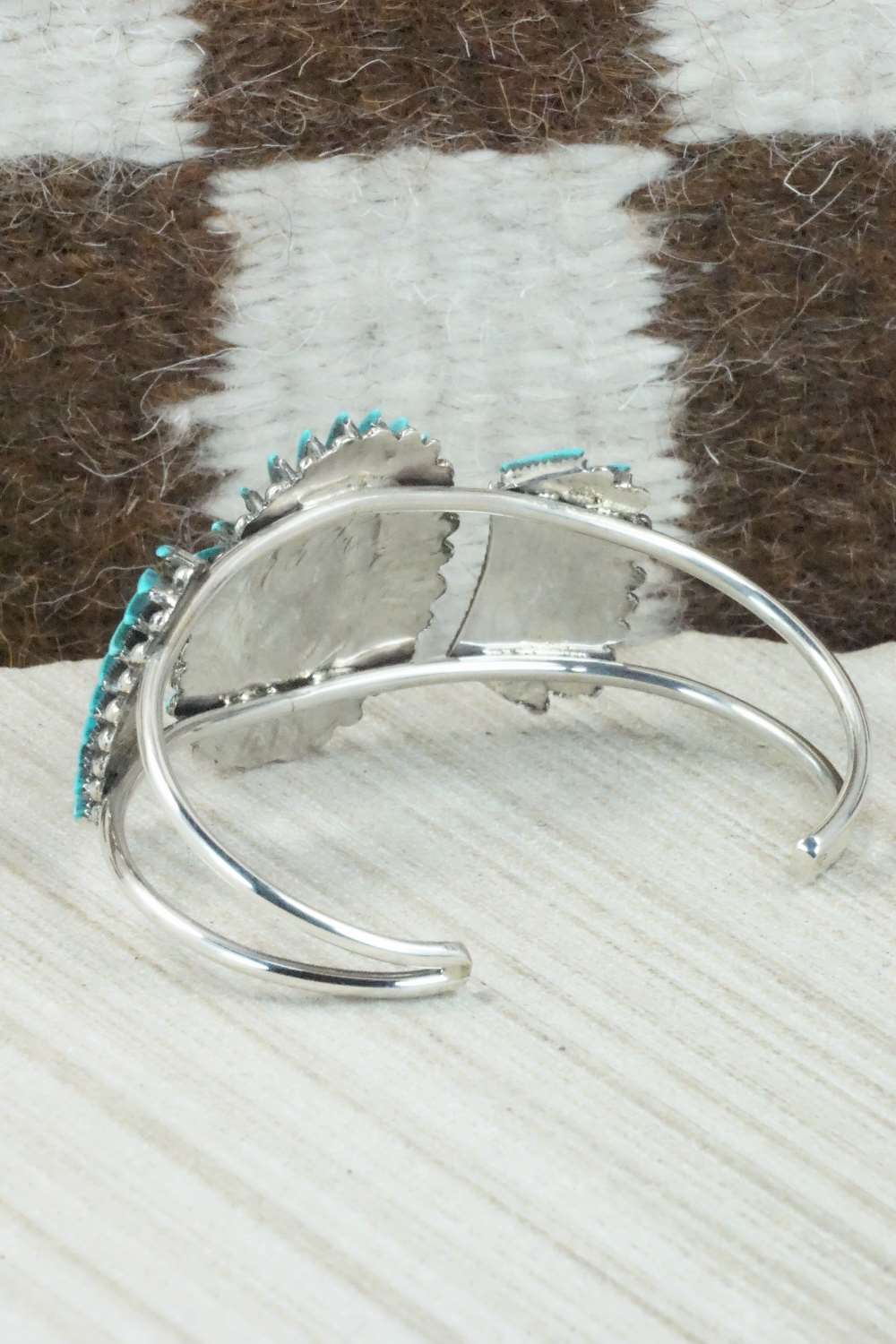 Turquoise & Sterling Silver Bracelet - Barton Cooeyate