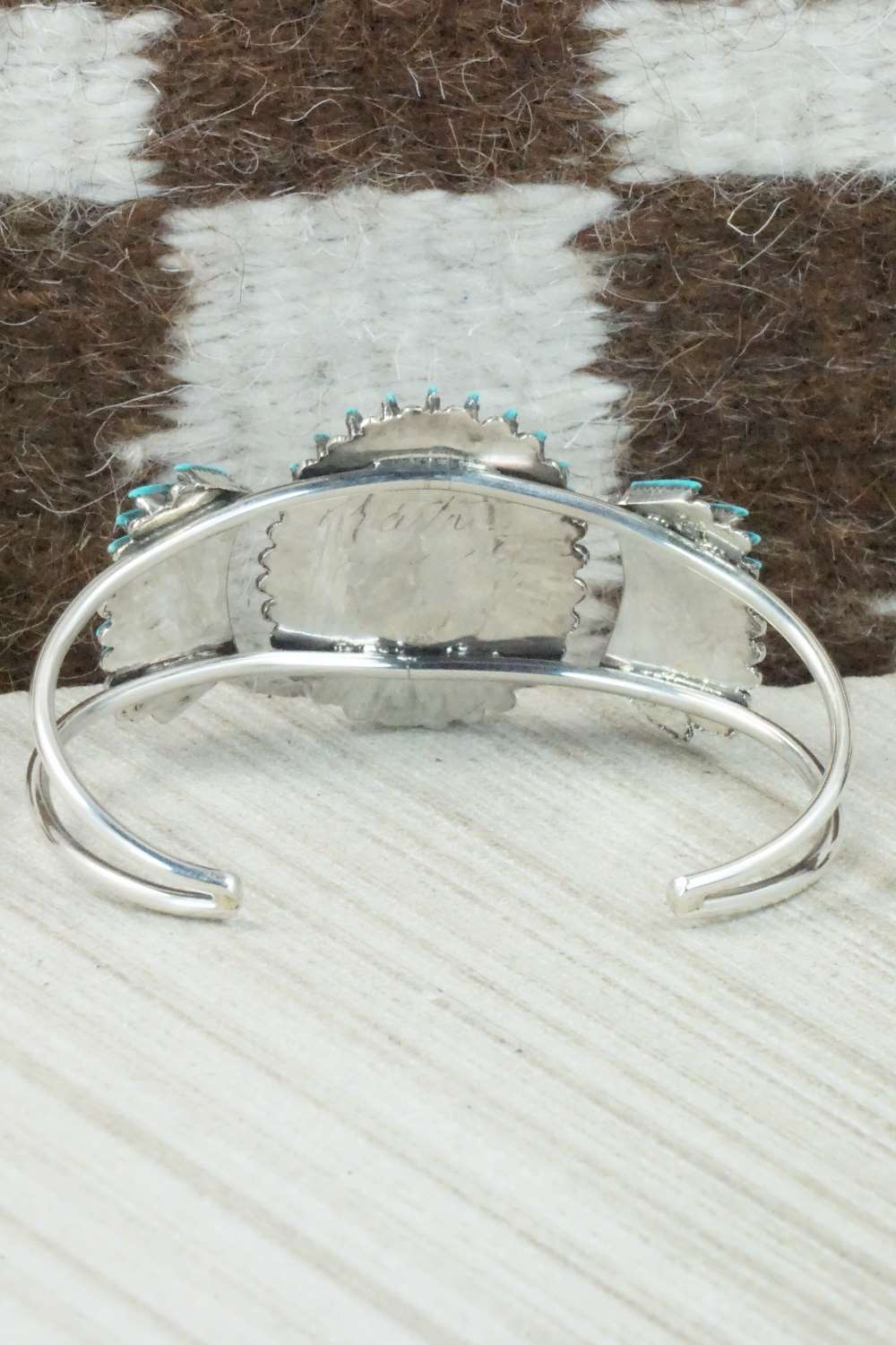 Turquoise & Sterling Silver Bracelet - Barton Cooeyate