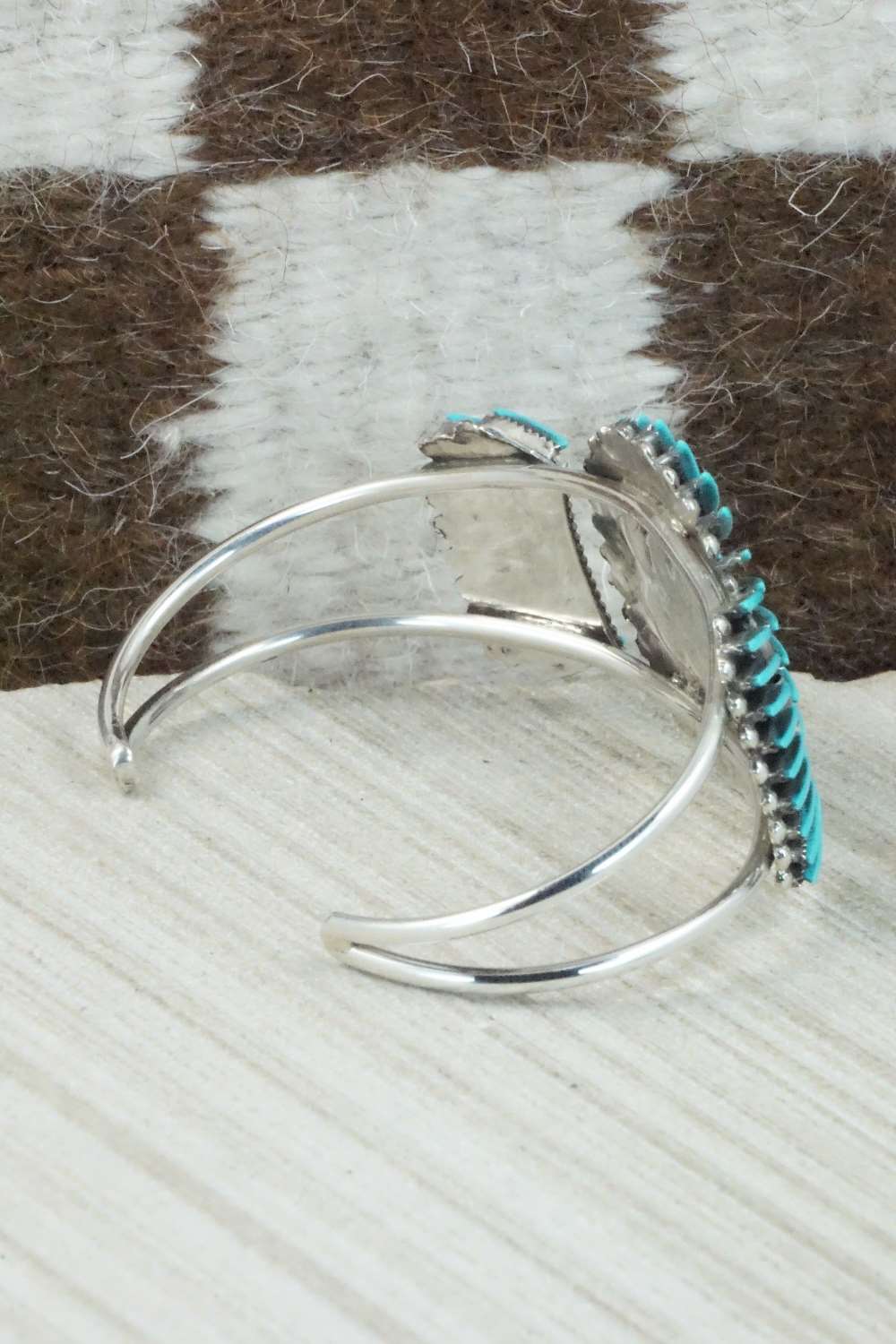 Turquoise & Sterling Silver Bracelet - Barton Cooeyate