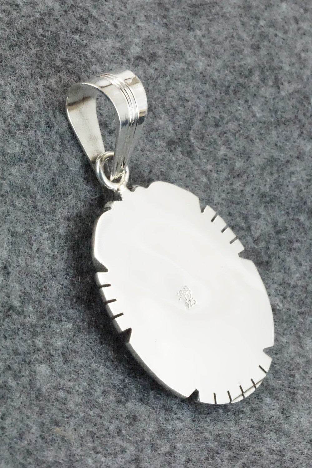 Turquoise & Sterling Silver Pendant - Samuel Yellowhair