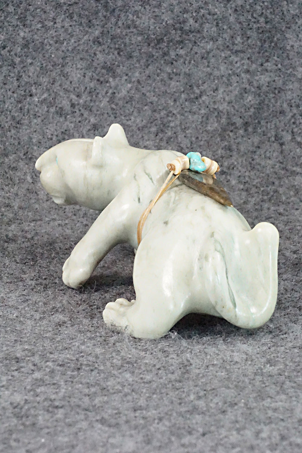 Mountain Lion Zuni Fetish Carving - Albert Eustace