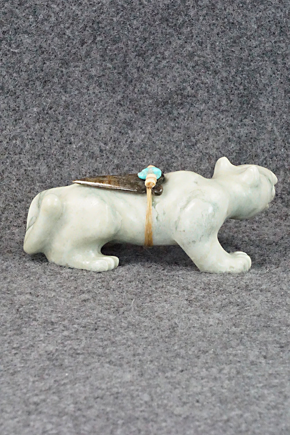 Mountain Lion Zuni Fetish Carving - Albert Eustace