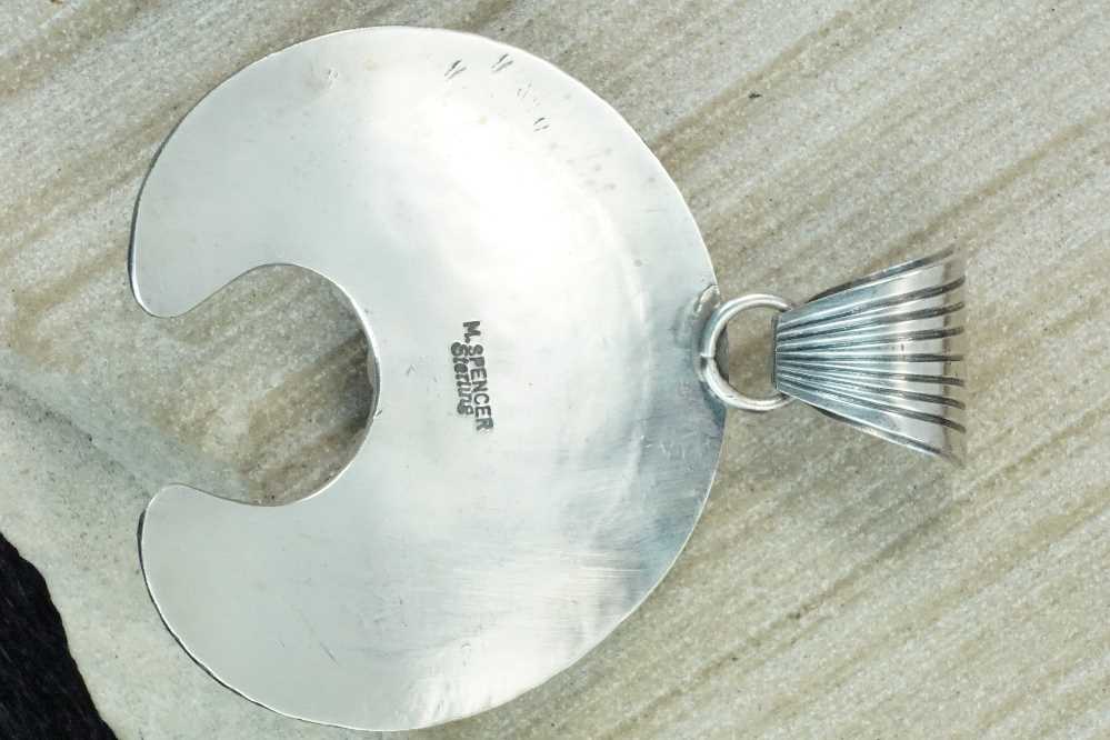 Coral & Sterling Silver Pendant - Mary Ann Spencer