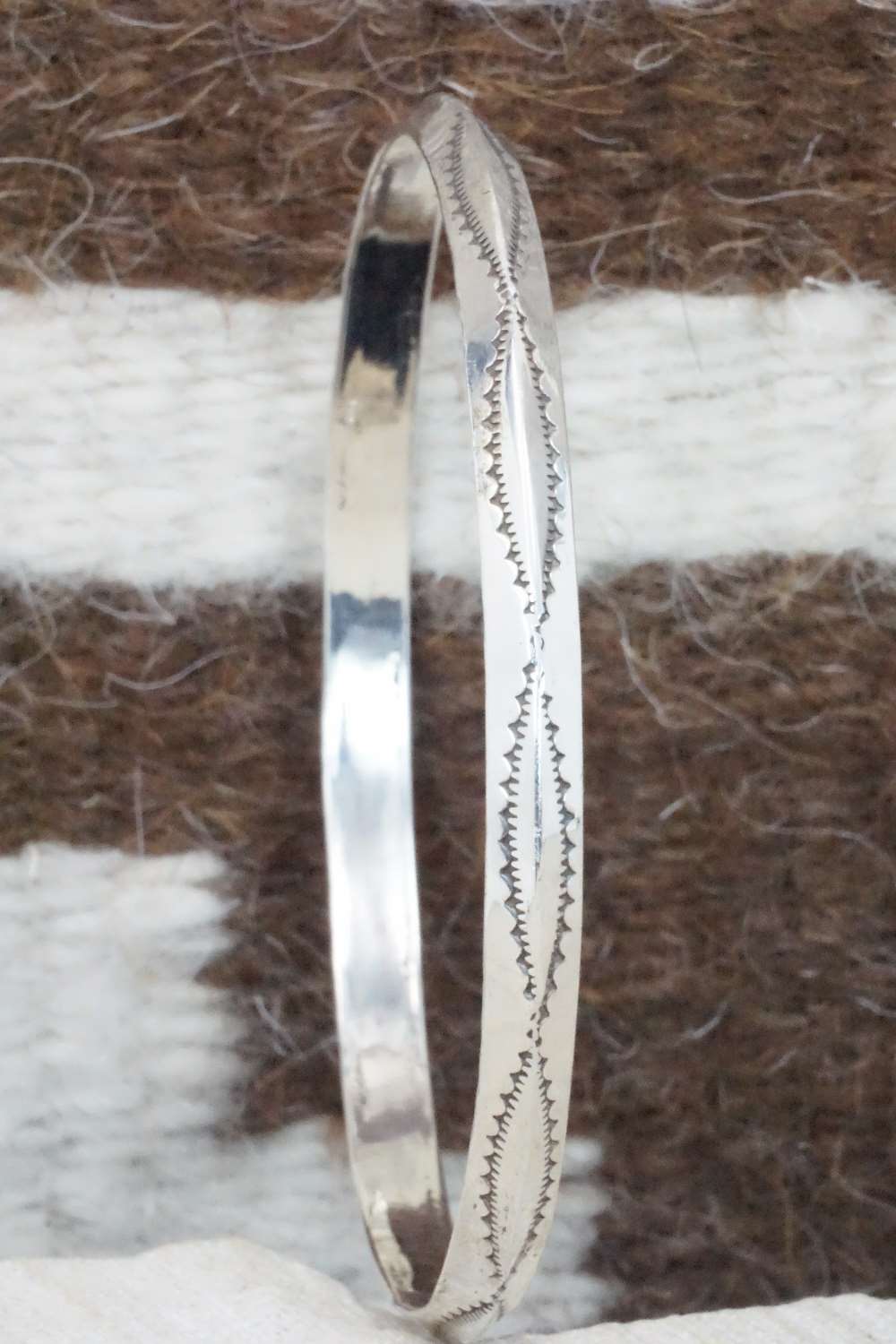Sterling Silver Bangle Cuff - Elaine Tahe