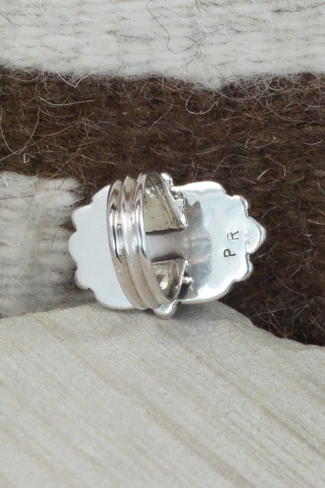 Turquoise & Sterling Silver Ring - Priscilla Reeder - Size 7