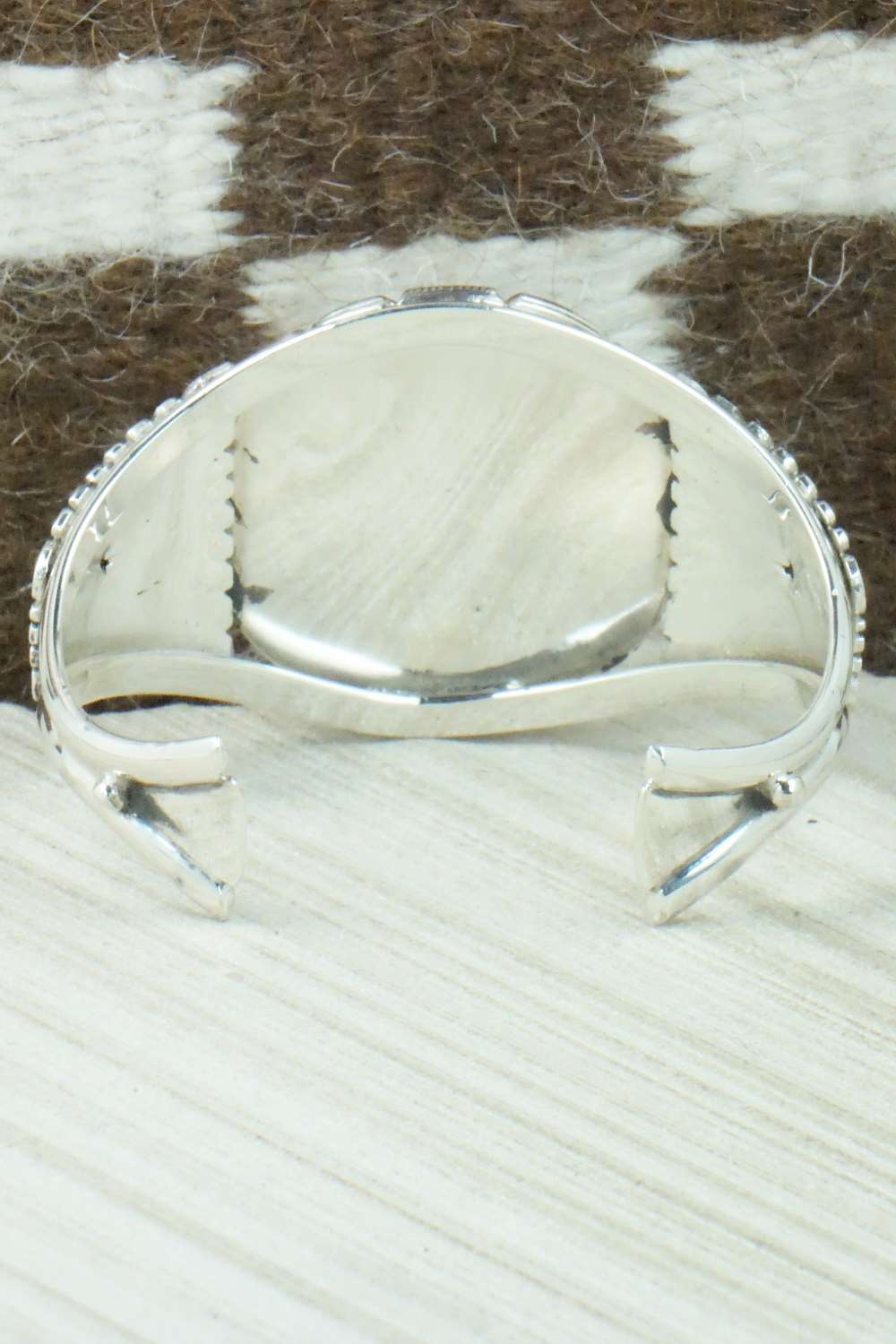 Turquoise & Sterling Silver Bracelet - Eddie Chaco