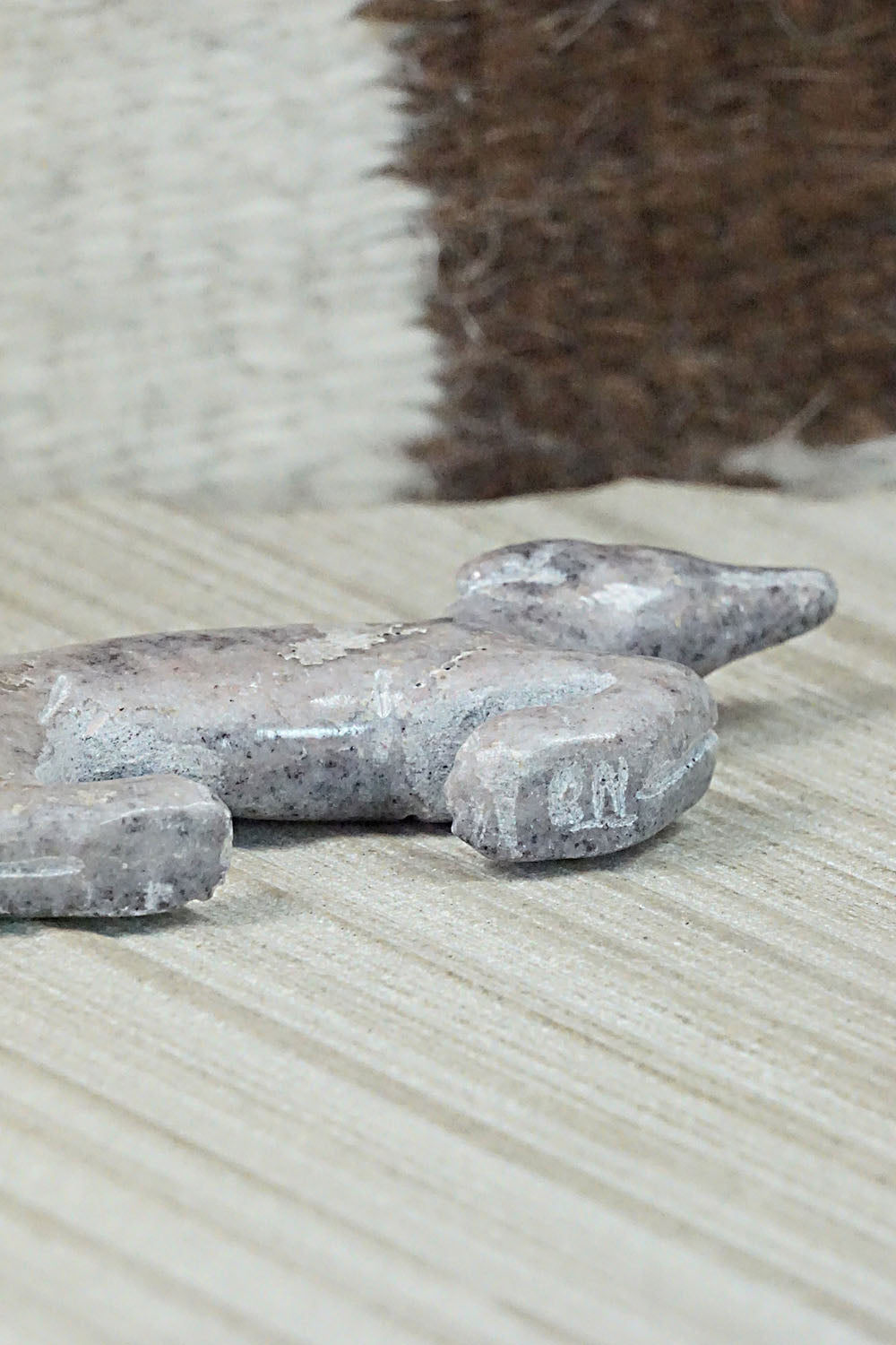 Dog Zuni Fetish Carving - Cody Nastacio