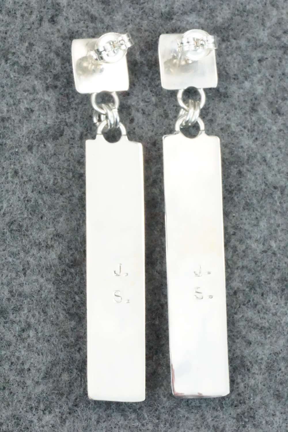 Turquoise & Sterling Silver Earrings - Janelle Shebola
