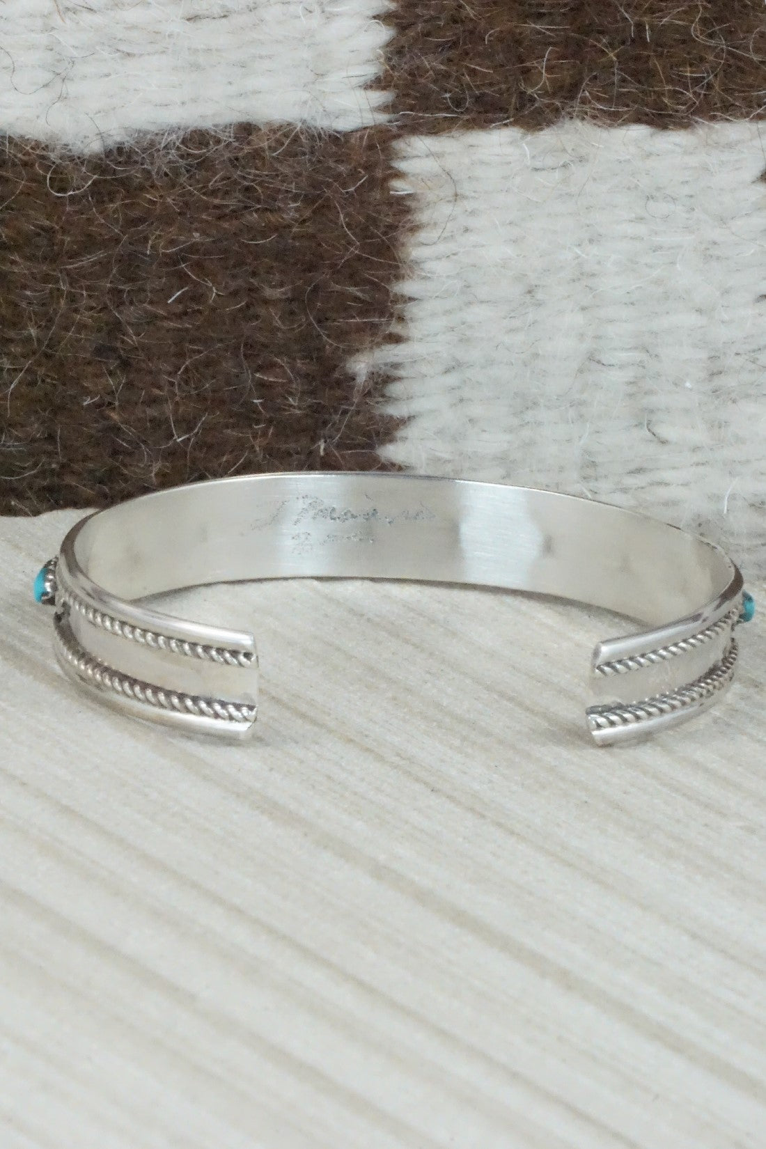 Turquoise & Sterling Silver Bracelet - Jean Paisano
