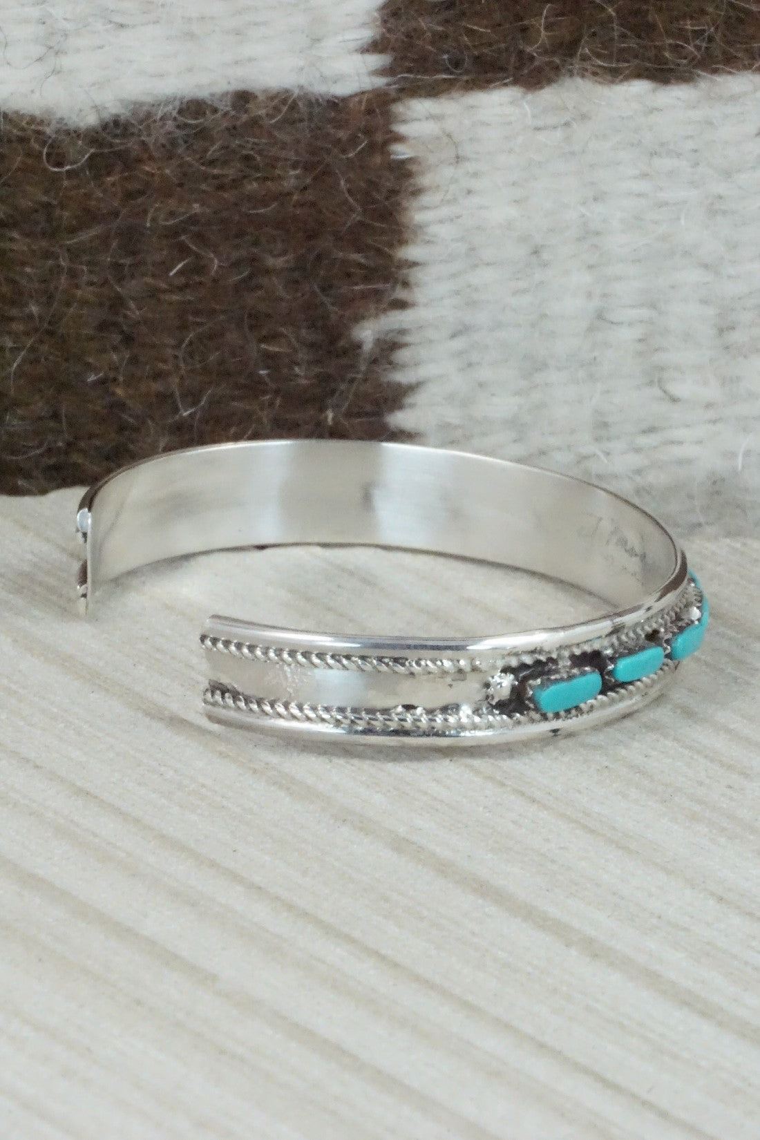 Turquoise & Sterling Silver Bracelet - Jean Paisano
