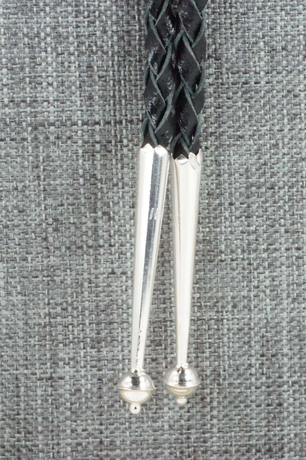 Turquoise, Coral & Sterling Silver Bolo Tie - Dale Morgan