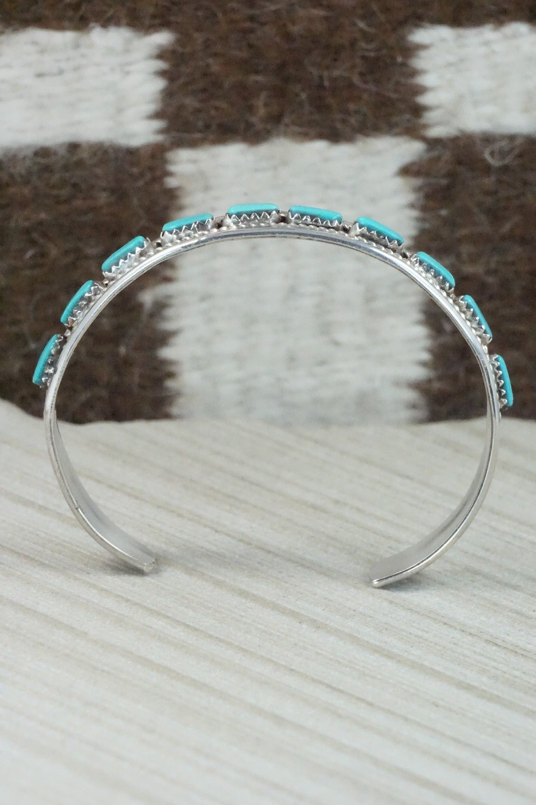 Turquoise & Sterling Silver Bracelet - Jean Paisano