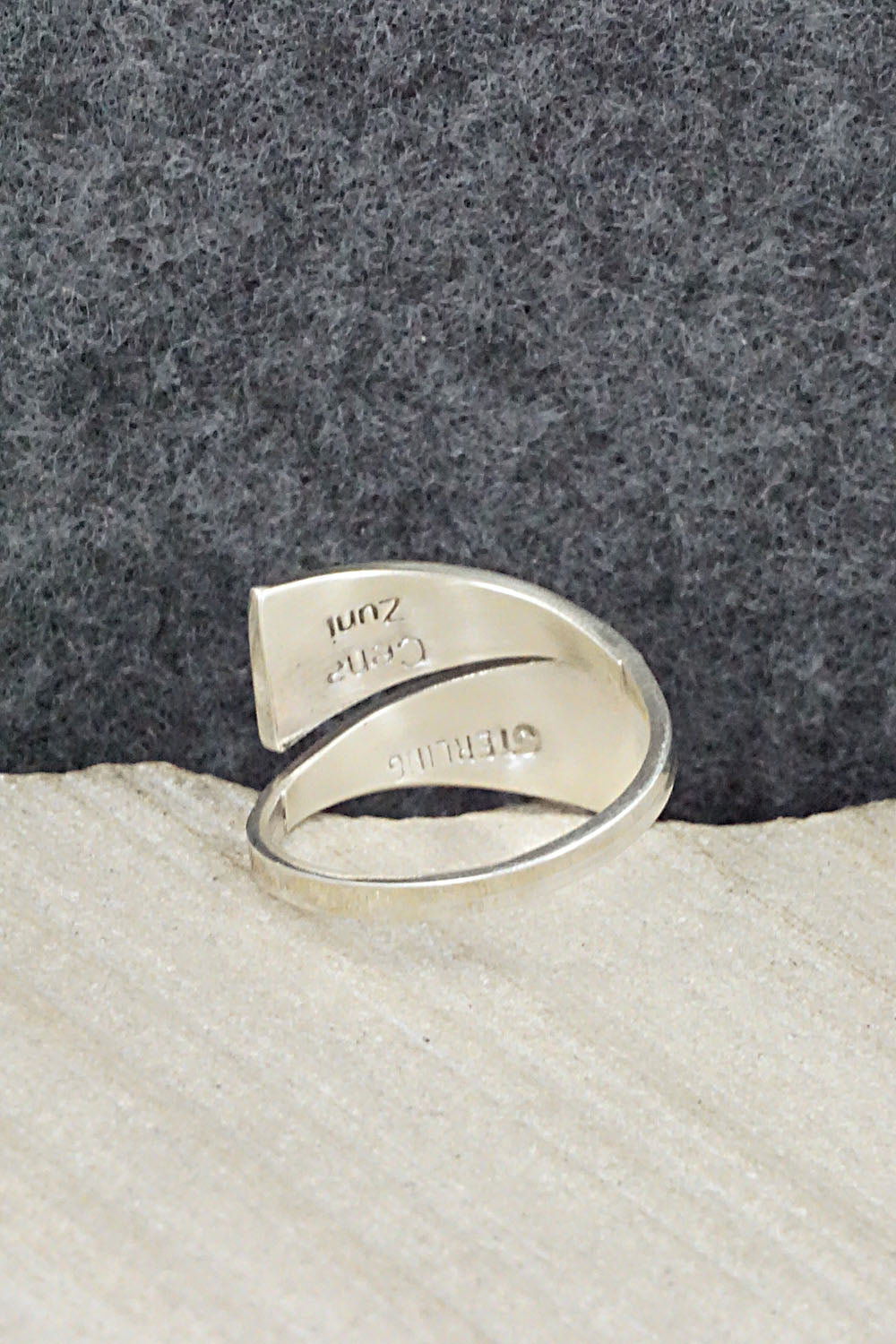 Multi Stone & Sterling Silver Ring - Mya Qualo - Size 7