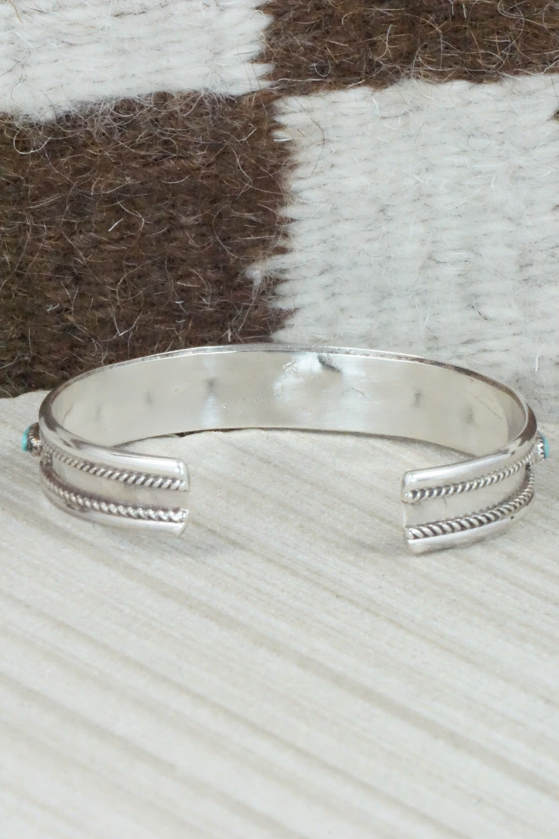Turquoise & Sterling Silver Bracelet - Jean Paisano