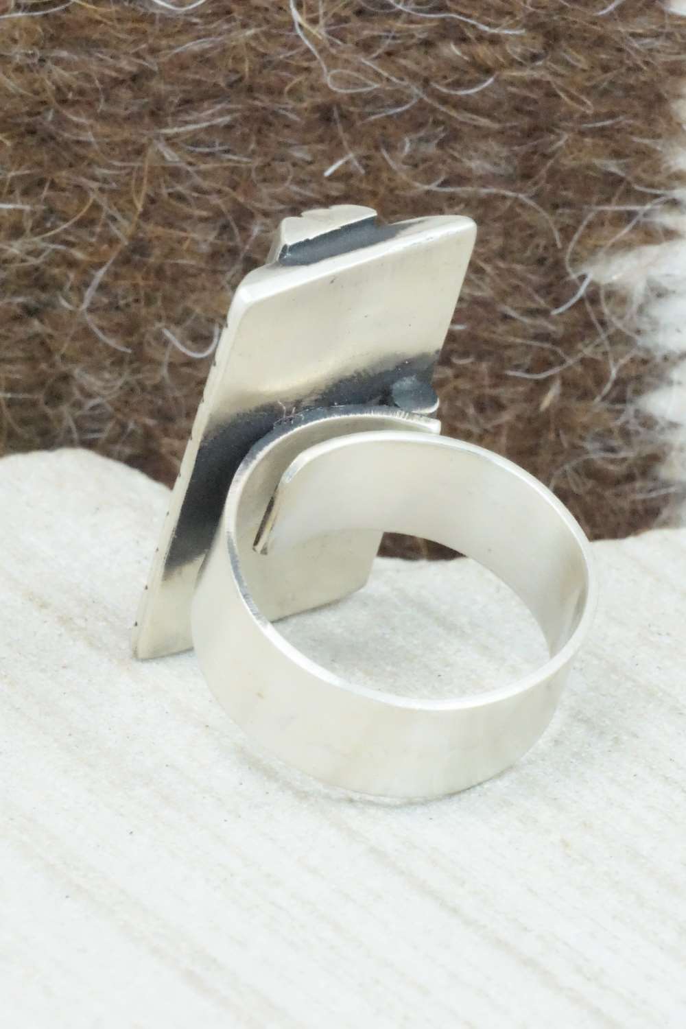 Sterling Silver Ring - Leander Tahe - Size 7.5