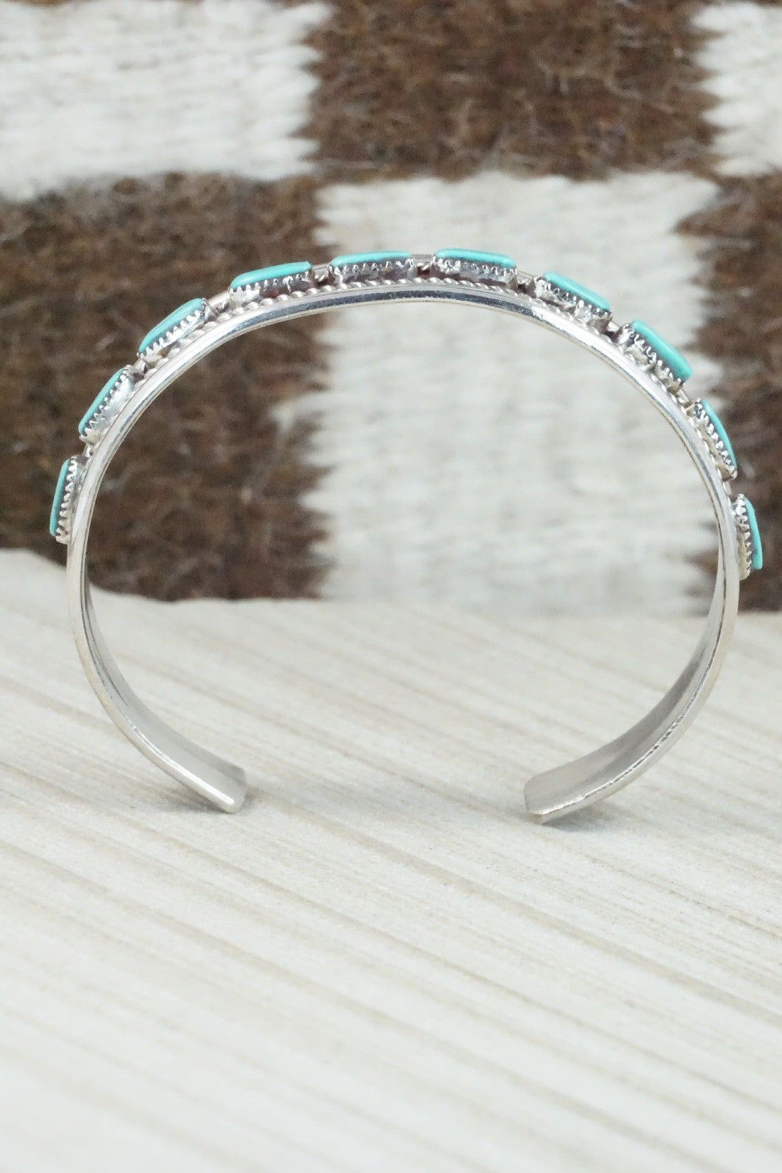 Turquoise & Sterling Silver Bracelet - Jean Paisano