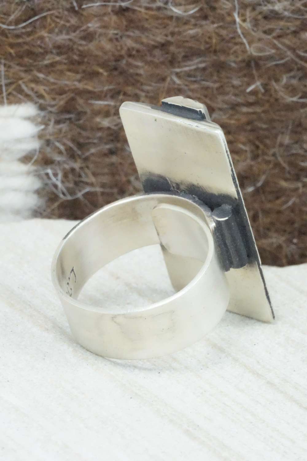 Sterling Silver Ring - Leander Tahe - Size 7.5