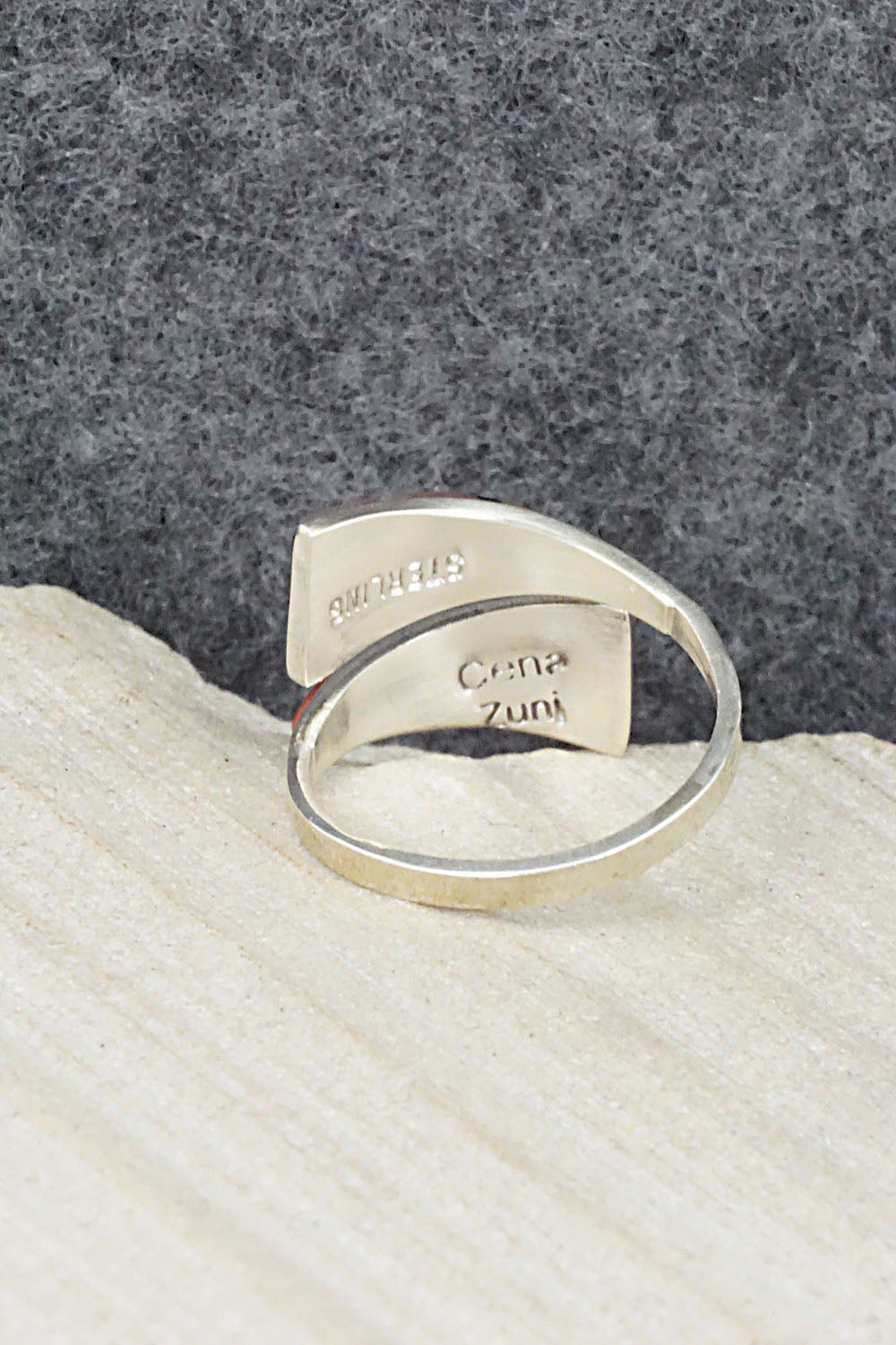 Multi Stone & Sterling Silver Ring - Mya Qualo - Size 7.5