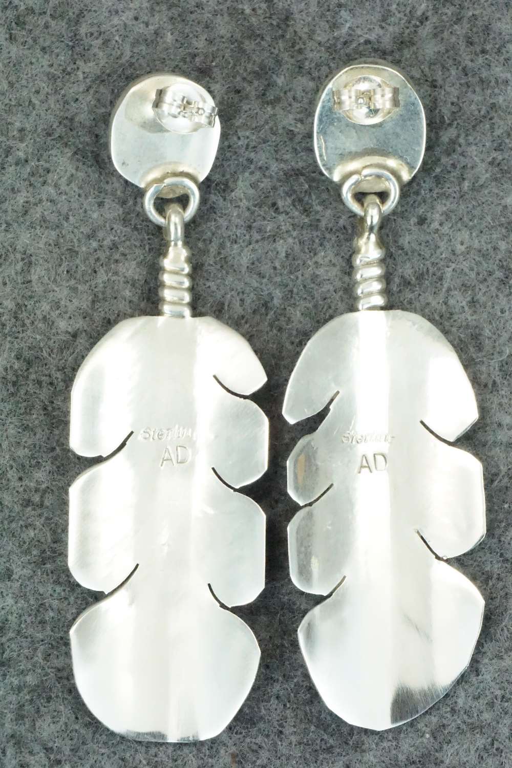 Turquoise & Sterling Silver Earrings - Aaron Davis