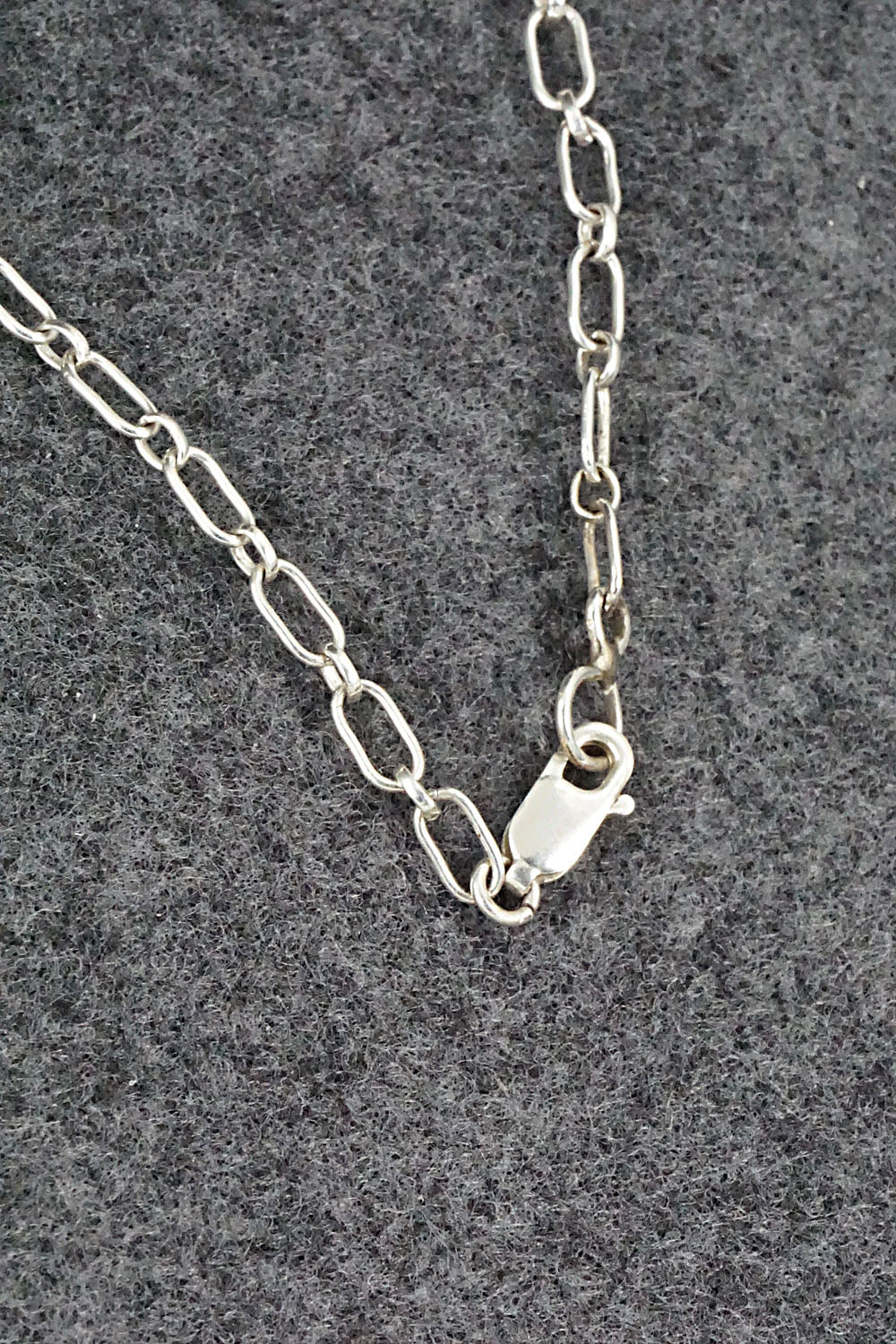 Turquoise & Sterling Silver Necklace - Keith Leekity