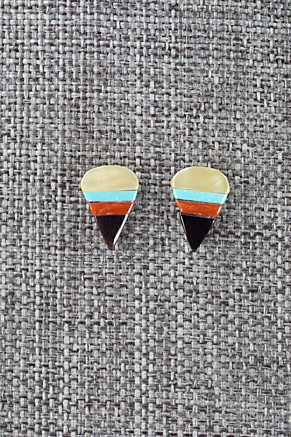 Multi Stone & Sterling Silver Earrings - Preston Walela