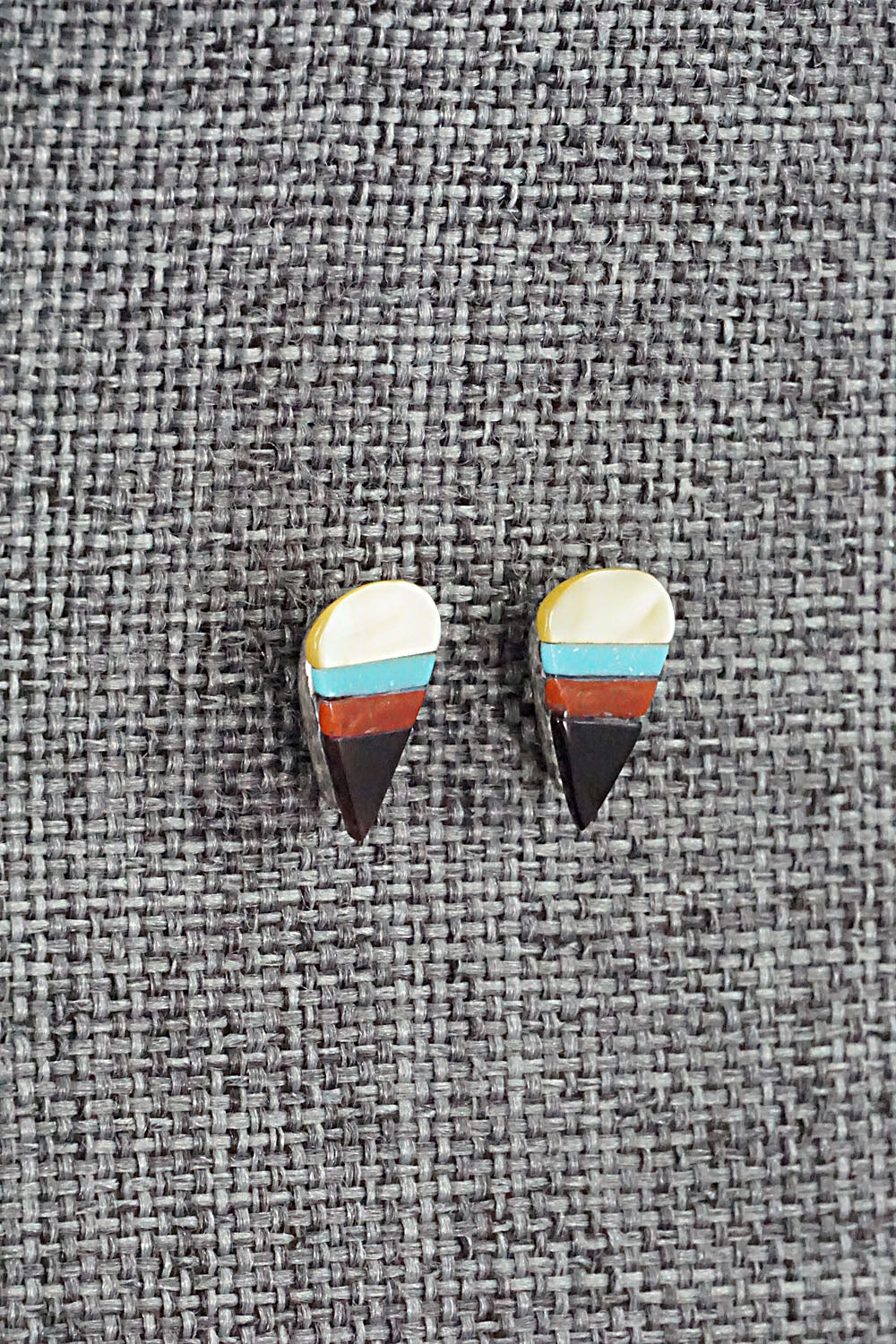 Multi Stone & Sterling Silver Earrings - Preston Walela