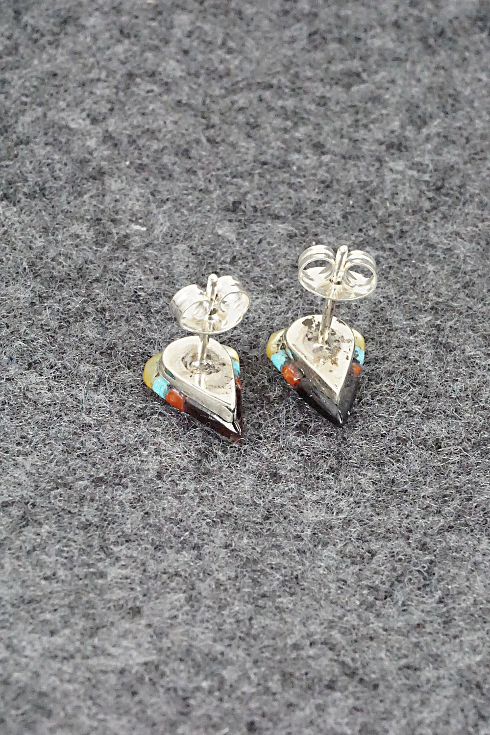 Multi Stone & Sterling Silver Earrings - Preston Walela