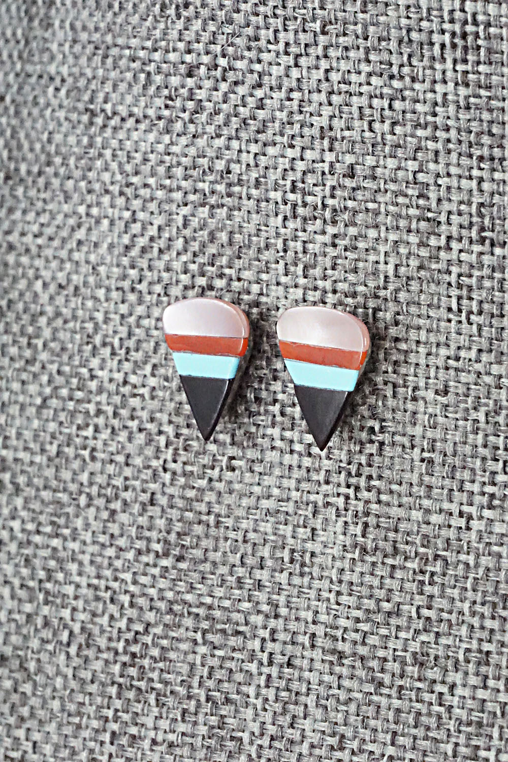 Multi Stone & Sterling Silver Earrings - Preston Walela