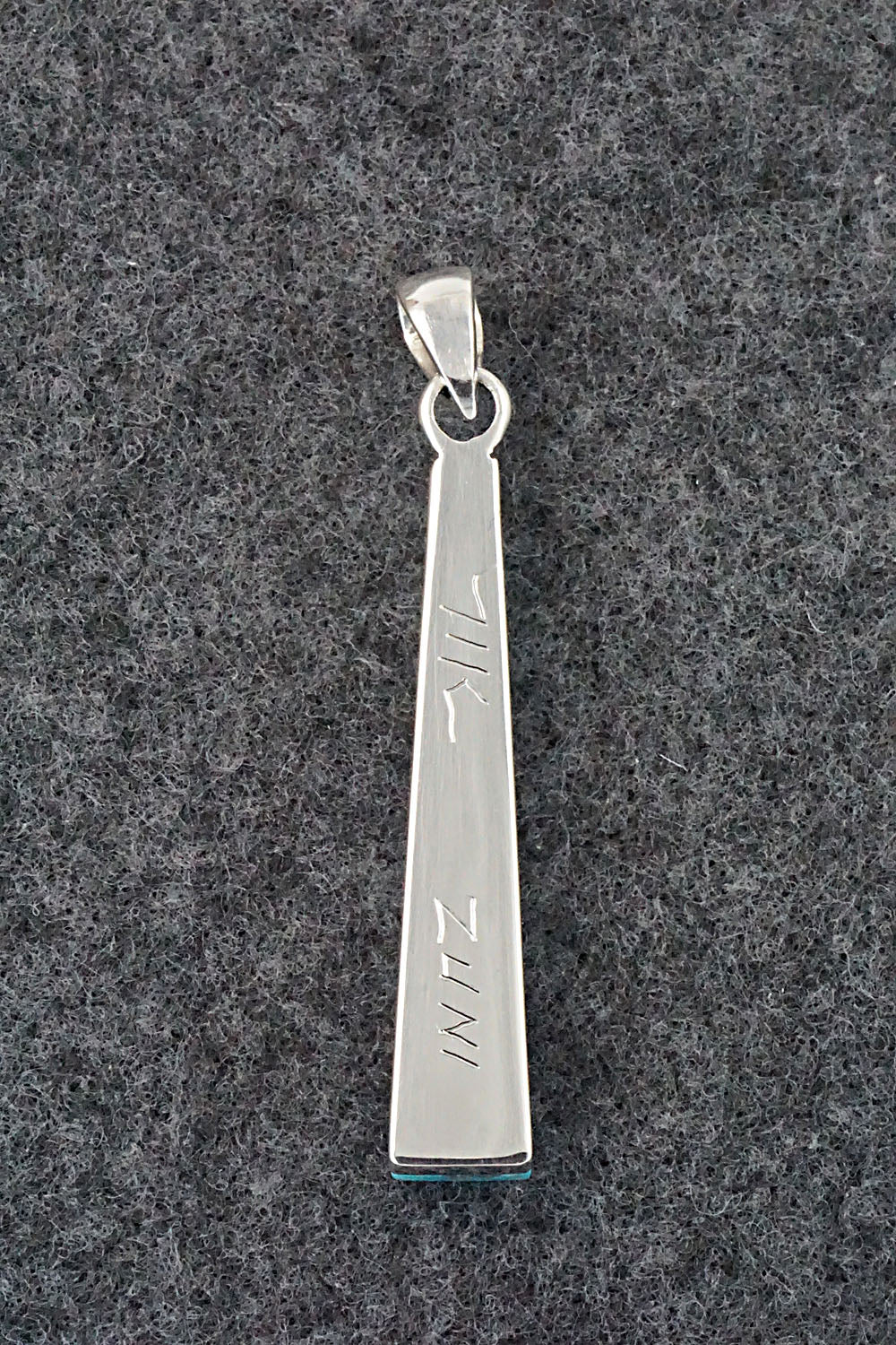 Turquoise & Sterling Silver Pendant - Madarrel Kallestewa
