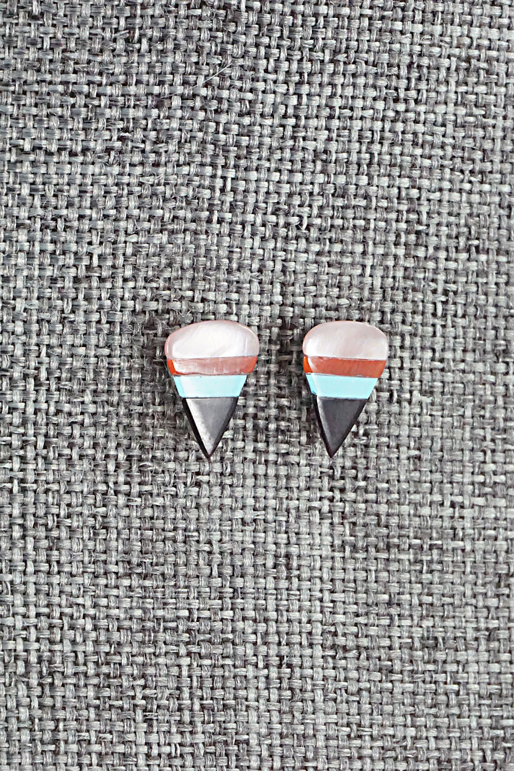 Multi Stone & Sterling Silver Earrings - Preston Walela