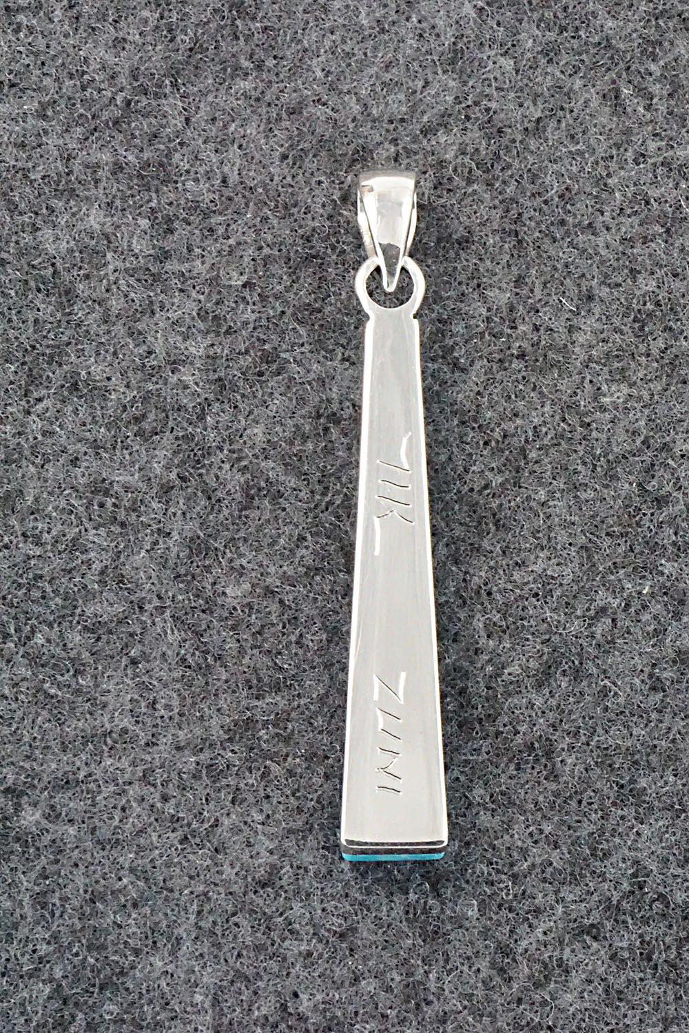 Turquoise & Sterling Silver Pendant - Madarrel Kallestewa
