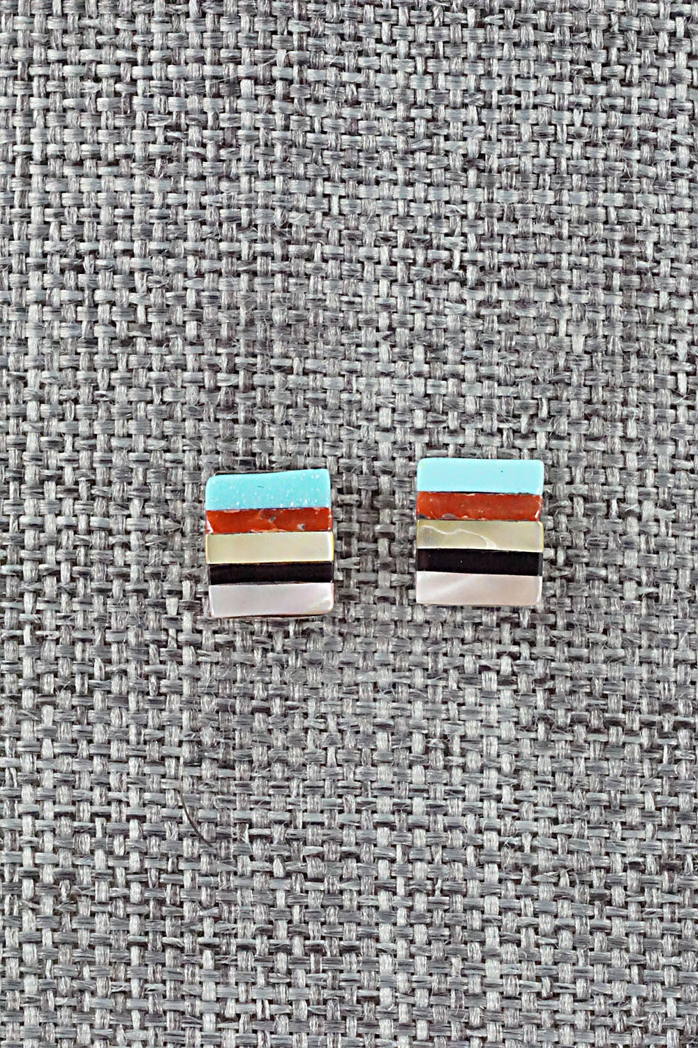 Multi Stone & Sterling Silver Earrings - Preston Walela