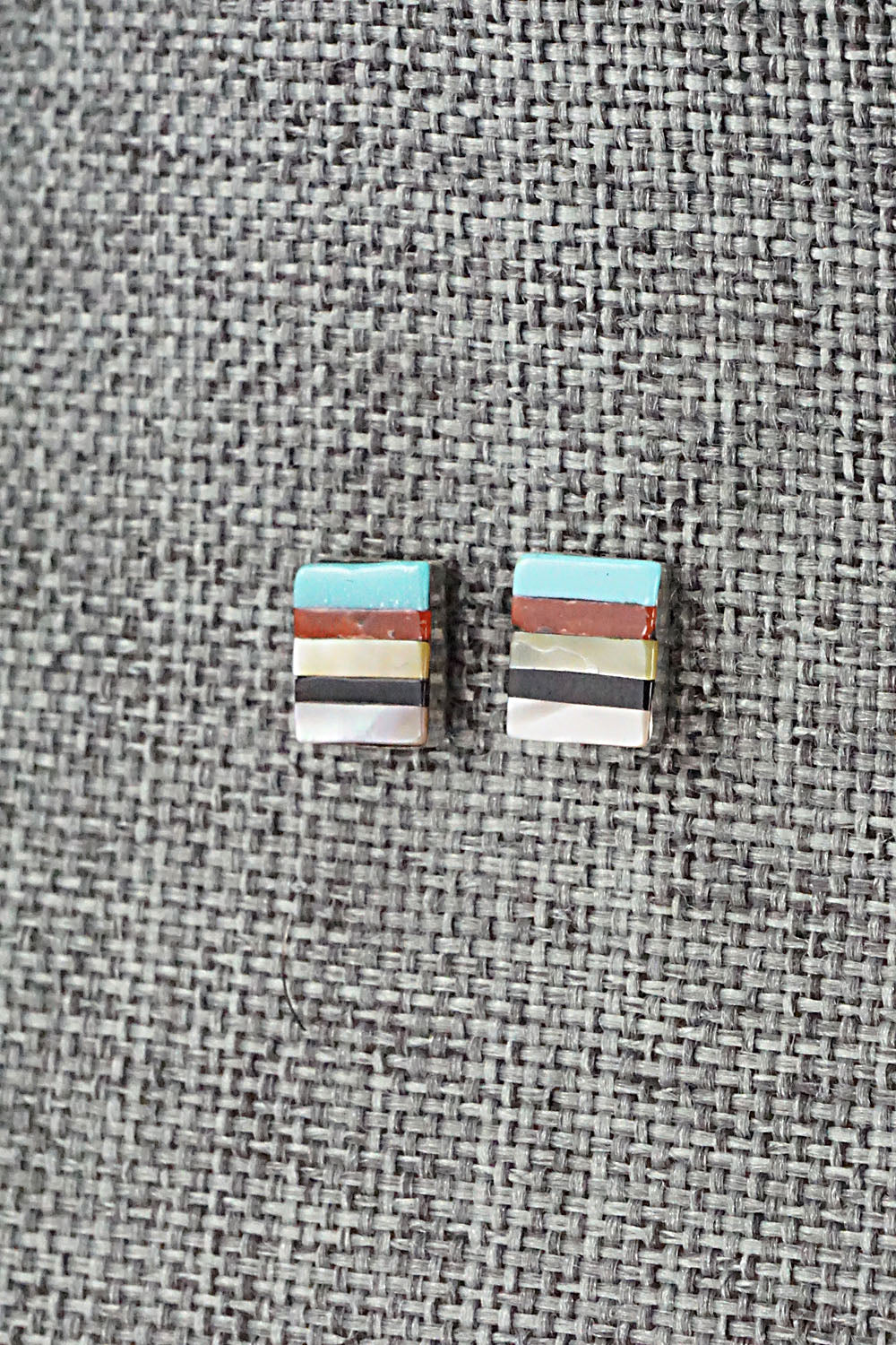 Multi Stone & Sterling Silver Earrings - Preston Walela