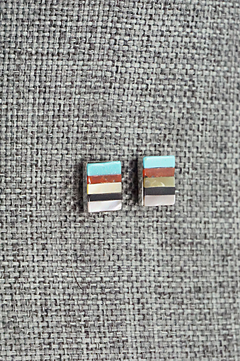 Multi Stone & Sterling Silver Earrings - Preston Walela