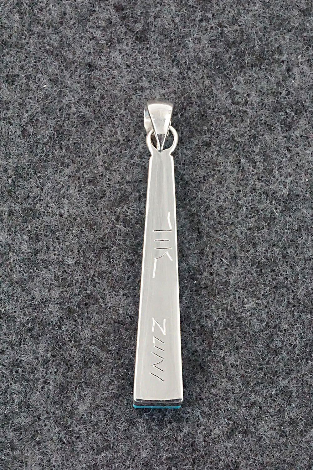 Turquoise & Sterling Silver Pendant - Madarrel Kallestewa