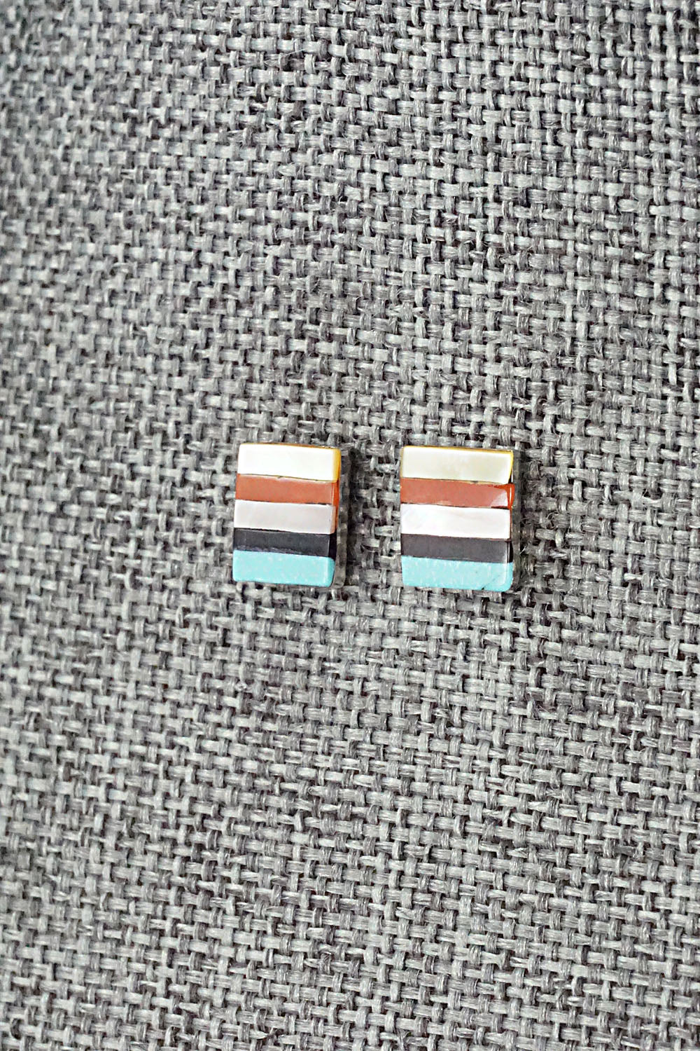 Multi Stone & Sterling Silver Earrings - Preston Walela