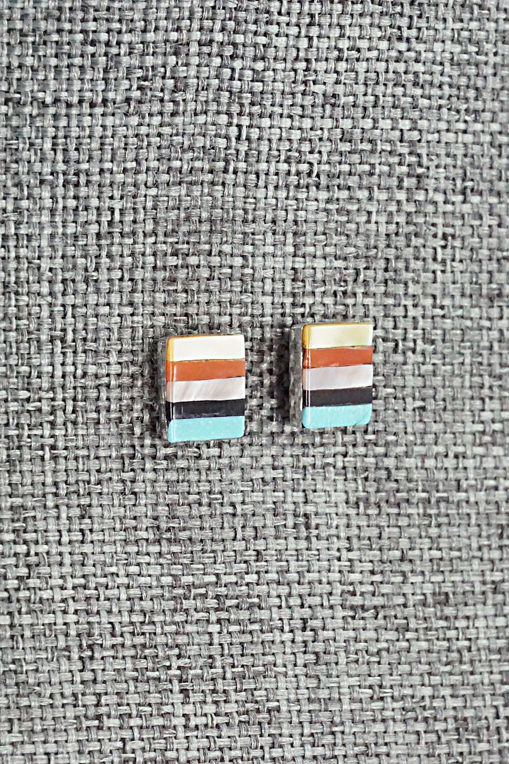 Multi Stone & Sterling Silver Earrings - Preston Walela