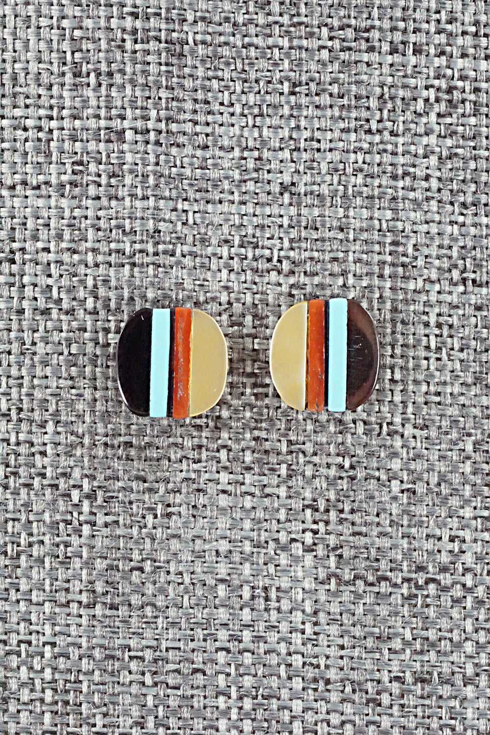 Multi Stone & Sterling Silver Earrings - Preston Walela