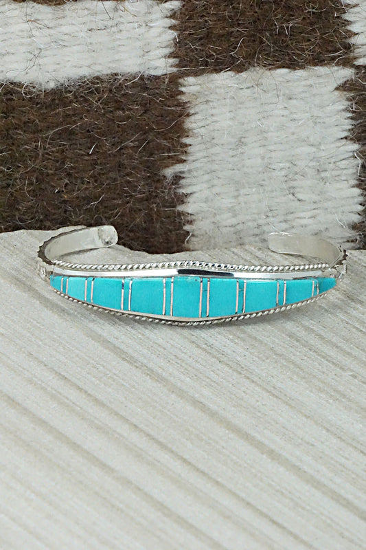 Turquoise & Sterling Silver Bracelet - Deirdre Luna