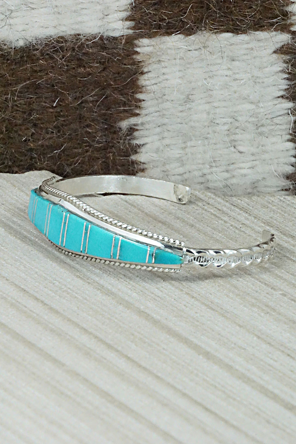 Turquoise & Sterling Silver Bracelet - Deirdre Luna