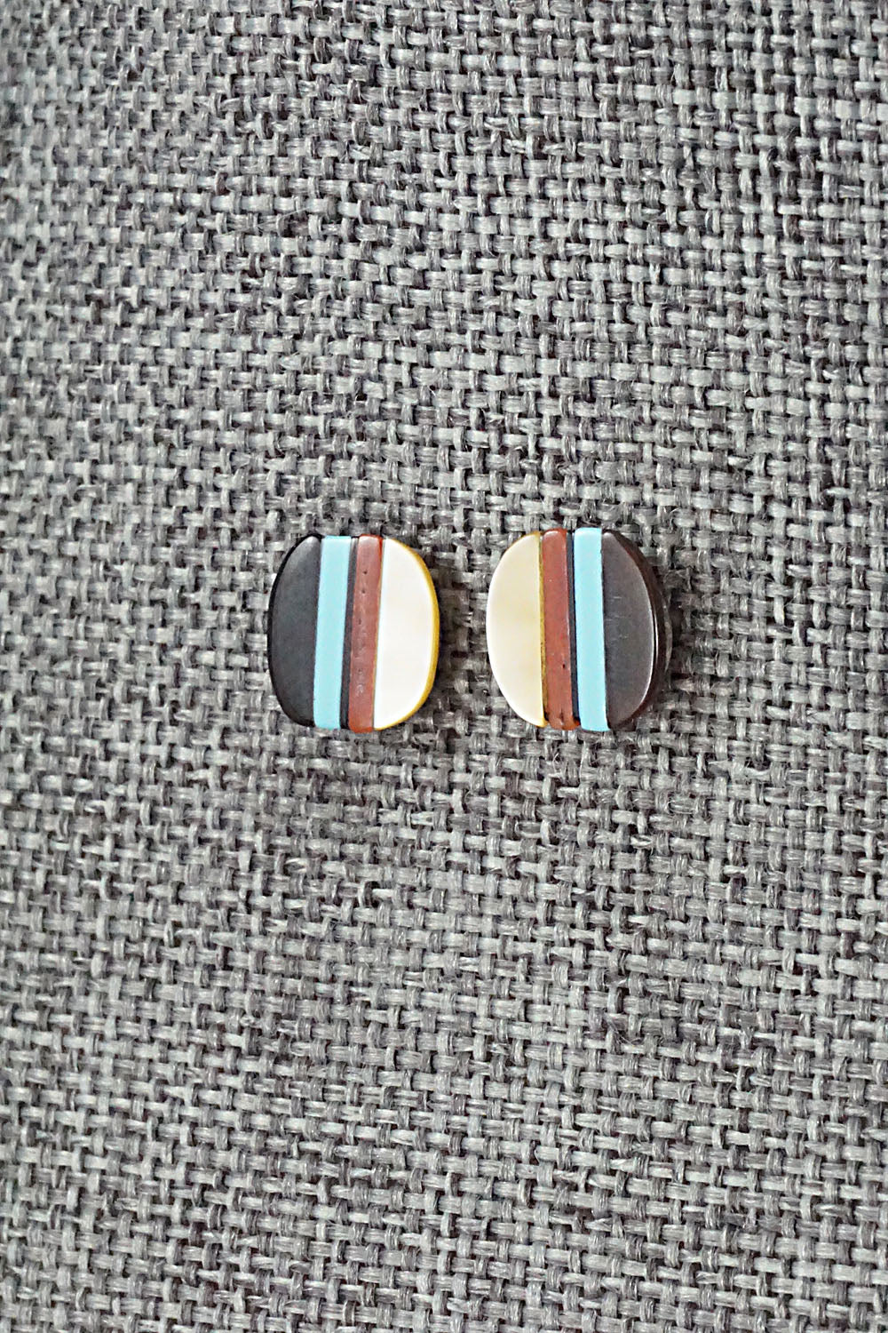 Multi Stone & Sterling Silver Earrings - Preston Walela