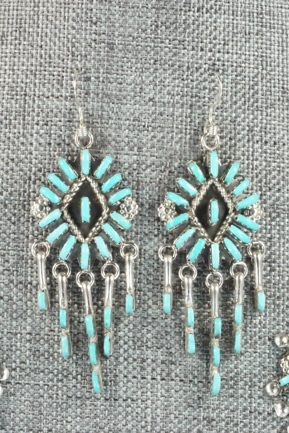 Turquoise & Sterling Silver Jewelry Set - Kevin Leekity
