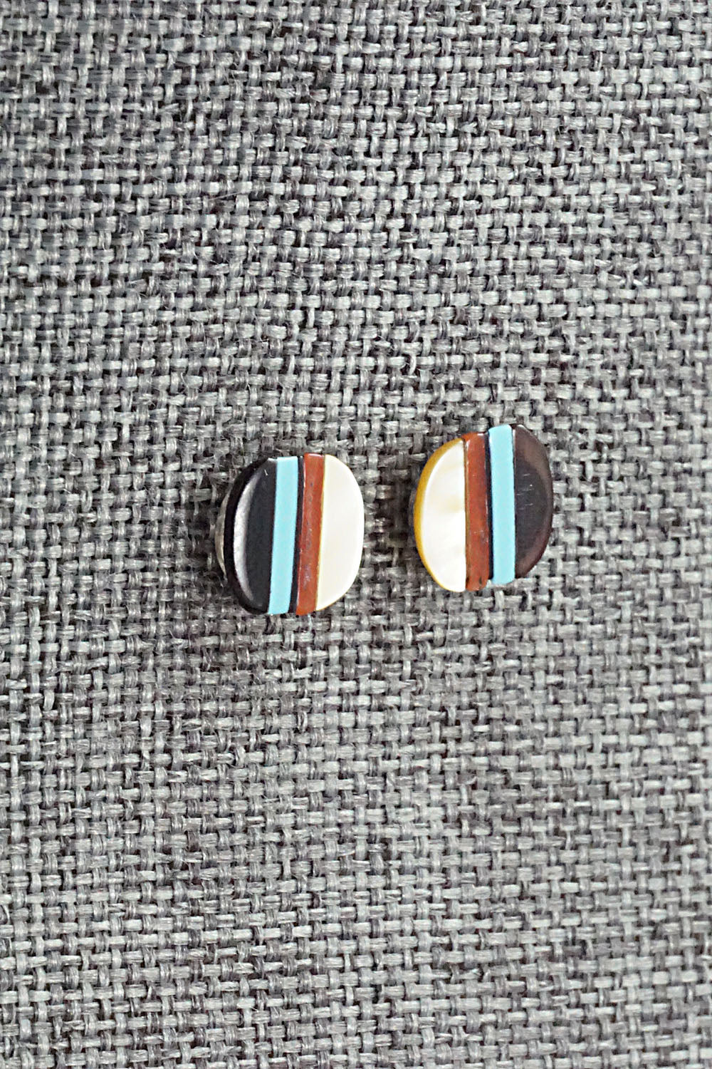Multi Stone & Sterling Silver Earrings - Preston Walela