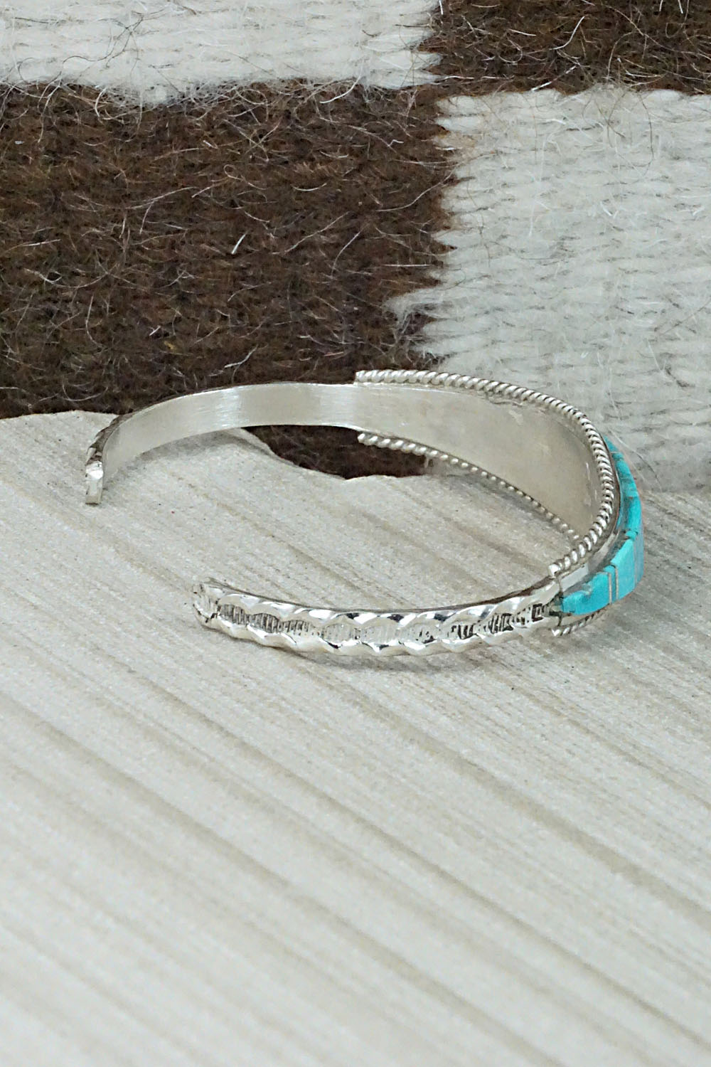 Turquoise & Sterling Silver Bracelet - Deirdre Luna