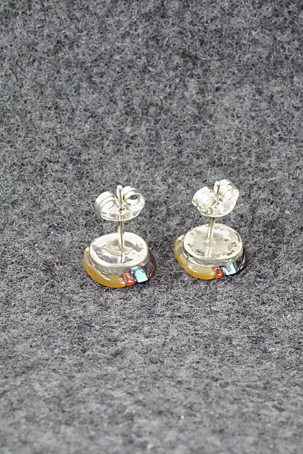 Multi Stone & Sterling Silver Earrings - Preston Walela