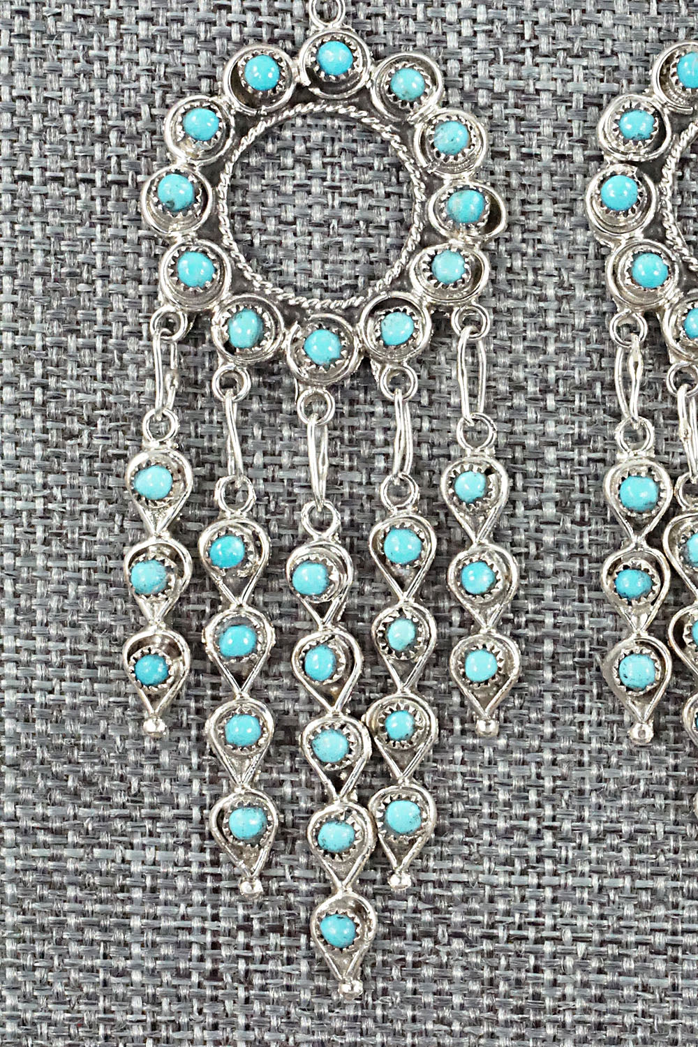 Turquoise & Sterling Silver Earrings - Waylon Johnson