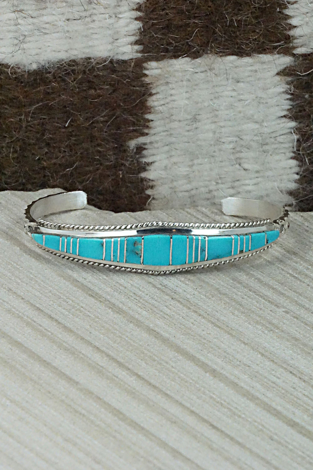 Turquoise & Sterling Silver Bracelet - Deirdre Luna