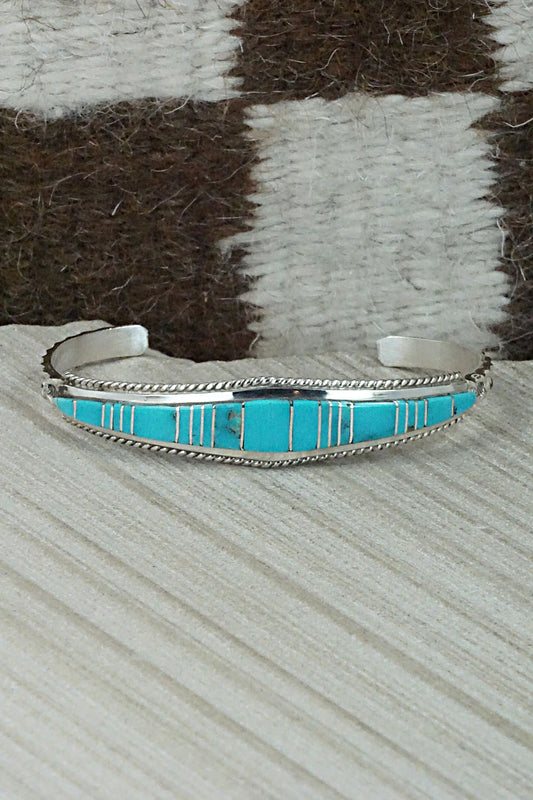 Turquoise & Sterling Silver Bracelet - Deirdre Luna